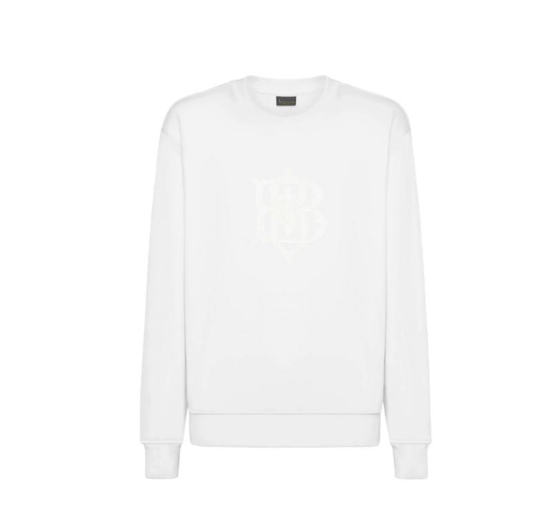 Billionaire Logo-Appliqué Cotton Sweatshirt