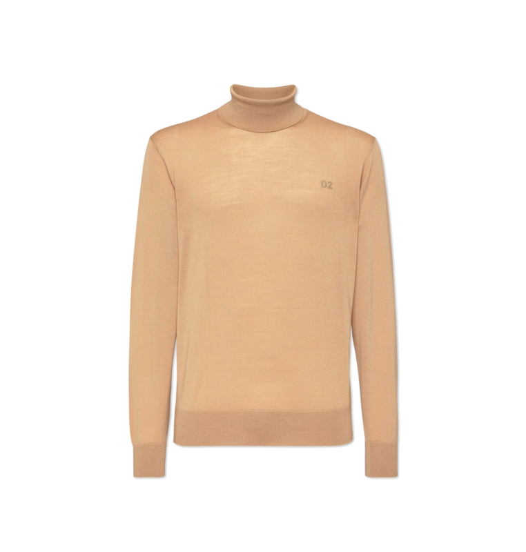 Dsquared2 Turtleneck Pullover Beige