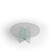 Lebanto Aka White Glass Table