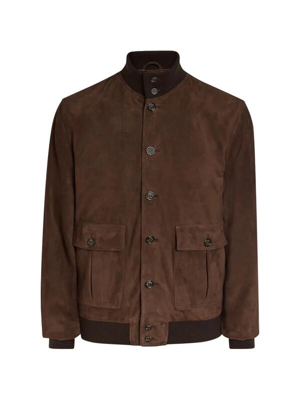 Valstar Button Pocket Jacket in Brown