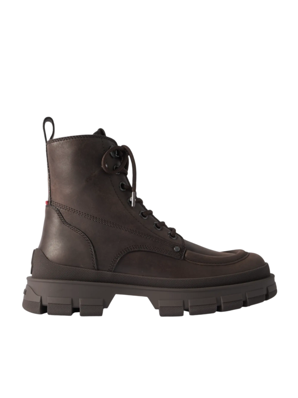 Moncler Hevea City Leather Boots