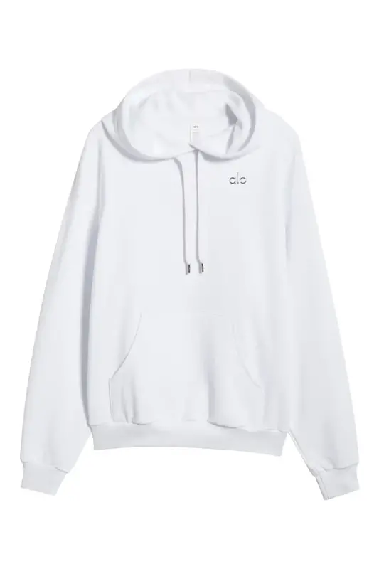 Alo Yoga Accolade Hoodie in White