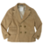 Eleventy Kids Double-Breasted Blazer in Sand