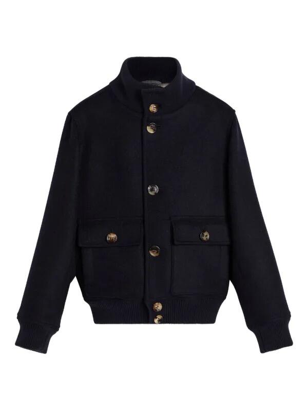 Brunello Cucinelli Kids Button-Up Bomber Jacket