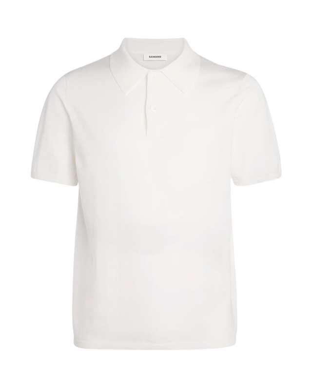 Sandro Short-Sleeve Knitted Polo Shirt