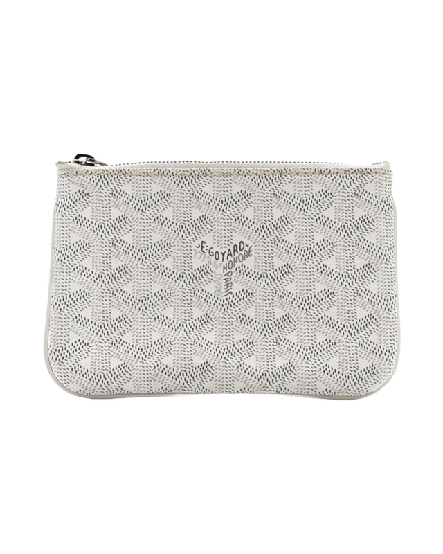Goyard Goyardine Senat pochette PM white