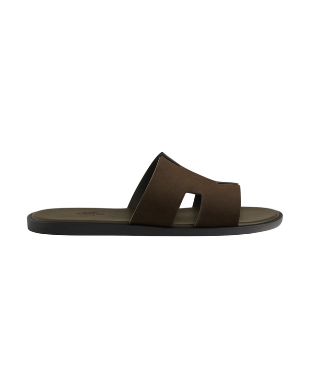 Hermès Izmir sandals in brown