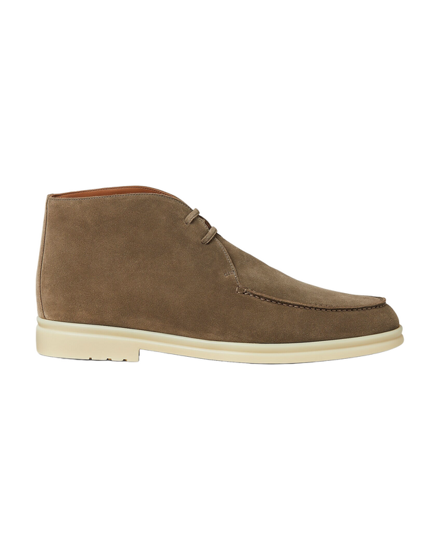 Loro Piana Walk and walk ankle boot in canteen